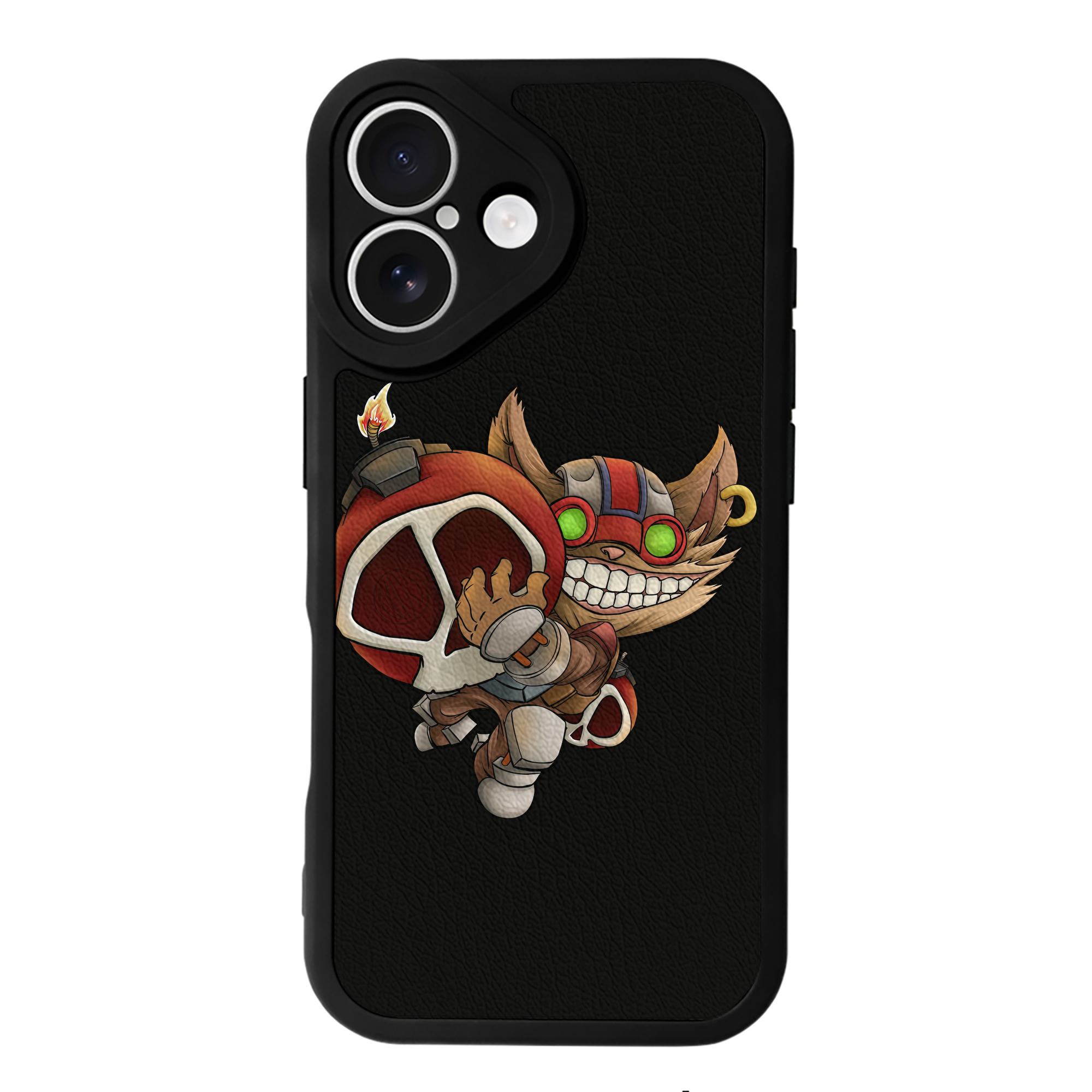 リーグ・オブ・レジェンド League of Legends LOL 【iPhone 16シリーズ対応】シリコンスマホケース（レザー調） 材質：シリコン